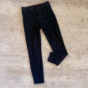 Spanx Jean-ish Black Jeans Skinny High Rise Jeggings Compression Shaping: Medium